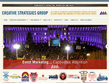 Tablet Screenshot of csg-sponsorship.com